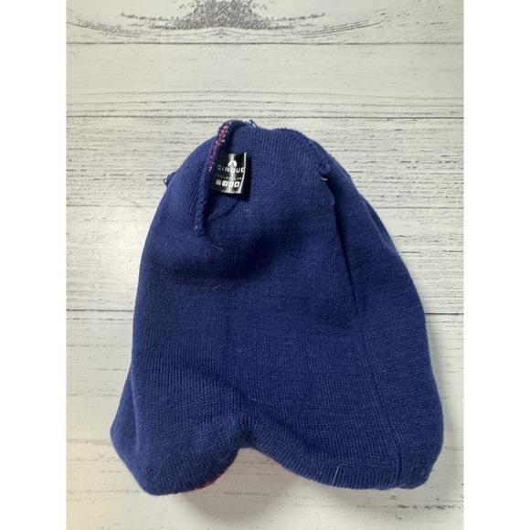 NEW Cirque Montana Blue-Red-White Grand Beanie Soft Knit Cap Unisex One Size - Picture 8 of 8
